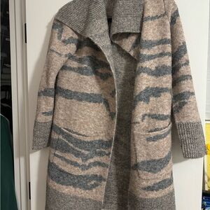 Cyrus Gray and Tan Knit Sweater